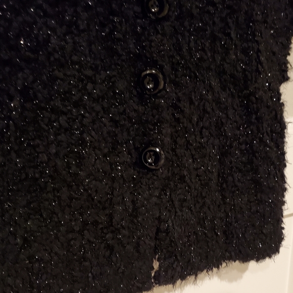 Anthropologie Knitted and Knotted Cropped, Shimmer Cardigan, Wool Blend,… - Picture 10 of 10